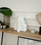 Luna White Marble Bookends – Set of Two
