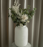 Small White Ceramic Vase