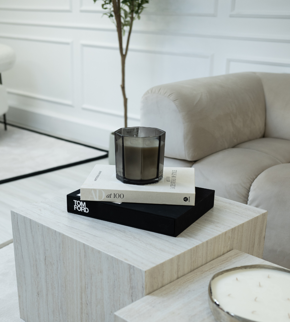 Extra Large Amber Scented Candle