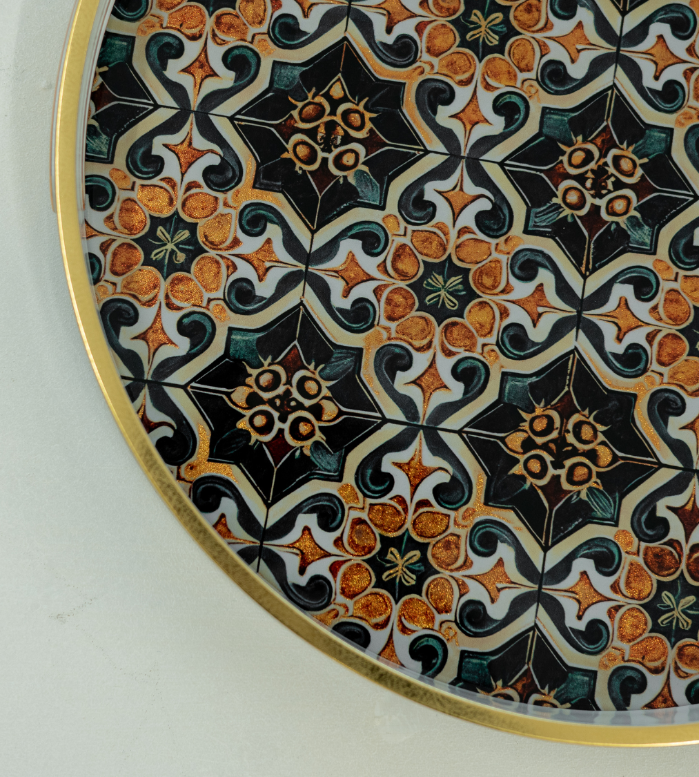 Moroccan Round Tray