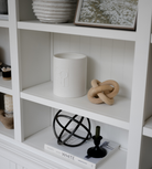 Dolni XL White Ceramic 2200g Amber & Patchouli Candle