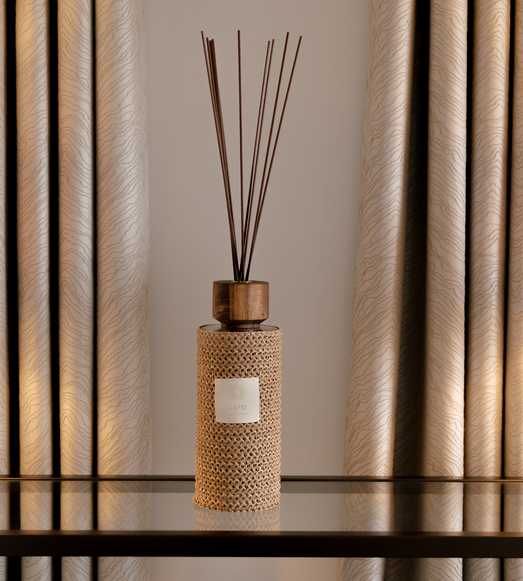 Capri Woven Brown Reed Diffuser
