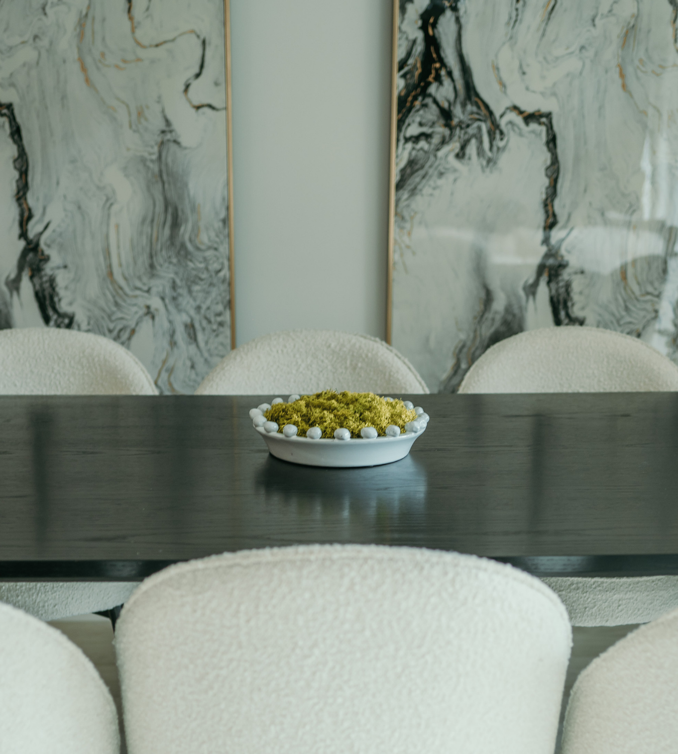 Large Bobble Edged Ceramic Fruit Bowl