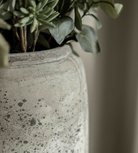 Tall Distressed Stone Vase