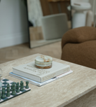 Set Of Four Onyx Marble Coasters