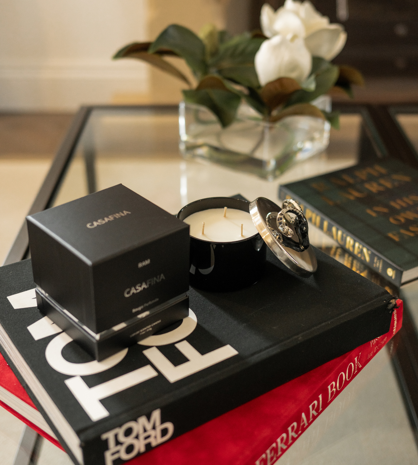 Ram Noir Oud Wood Lidded Candle