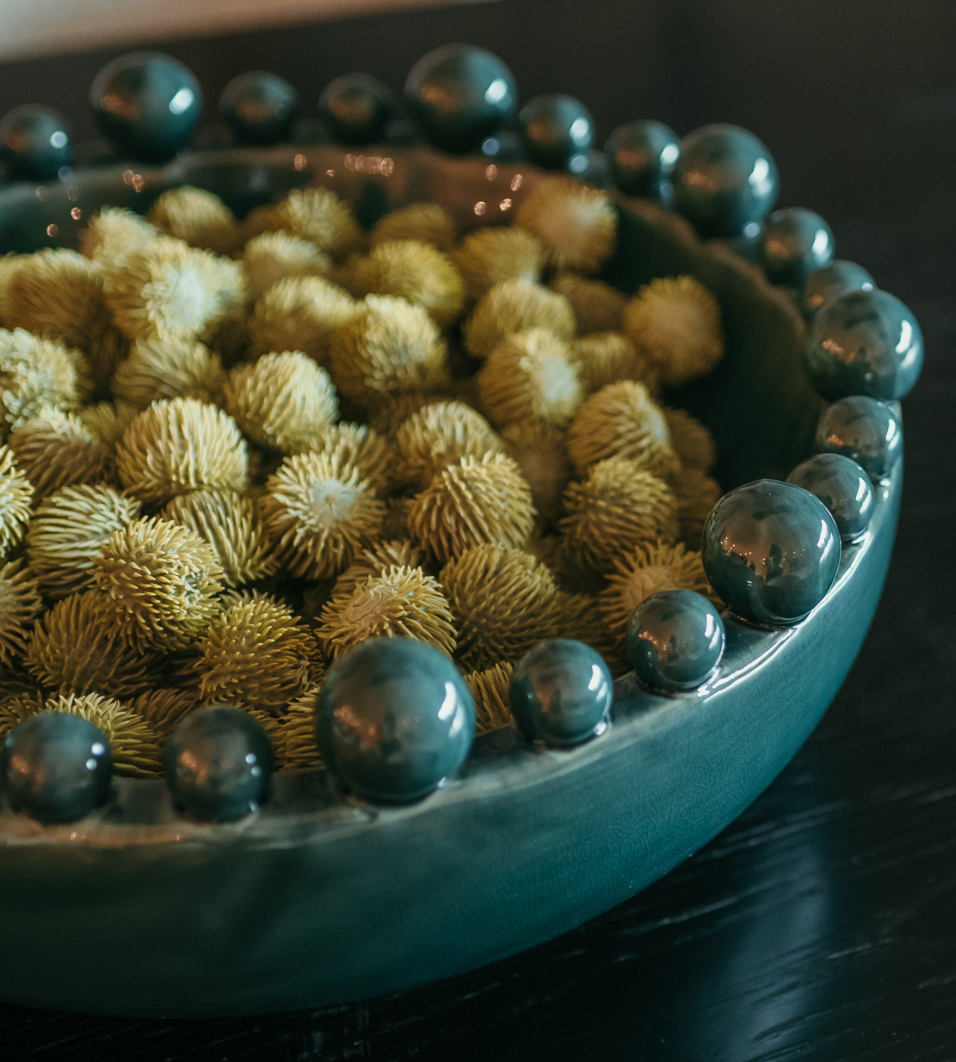 Bag of 24 Green Echinops Balls