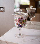 Short Glass Jar with Lid