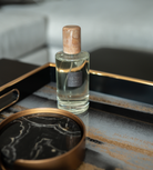 Abstract Gold and Black Decorative Tray