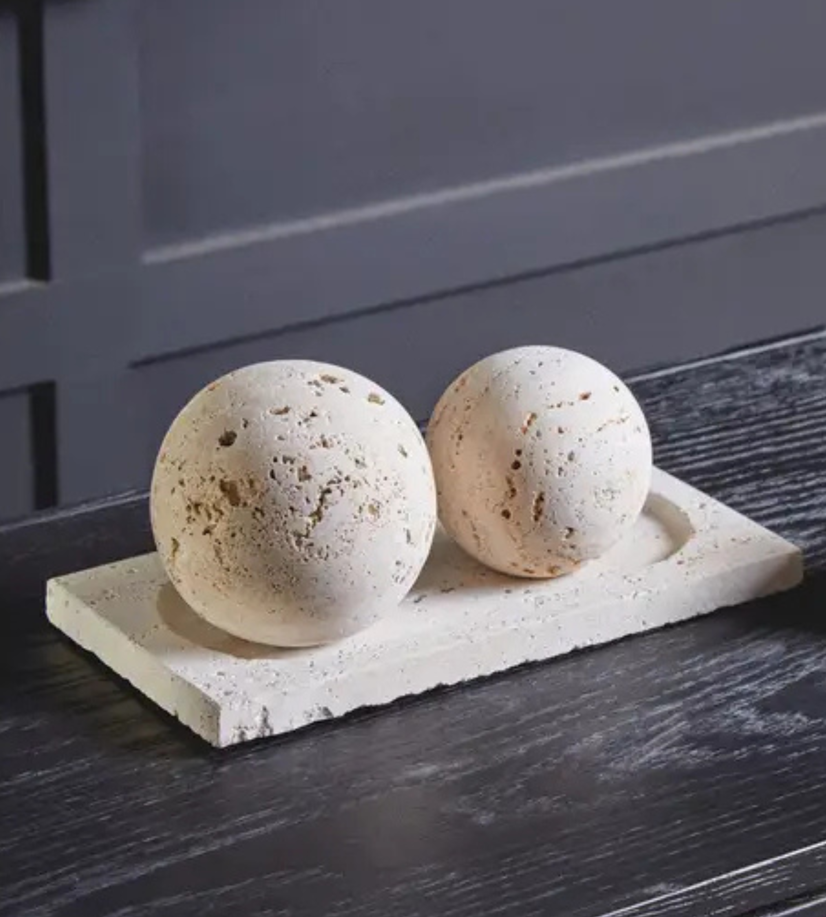 Travertine Rectangular Decorative Tray