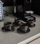 Set of 4 Grey Takiya Espresso Cups