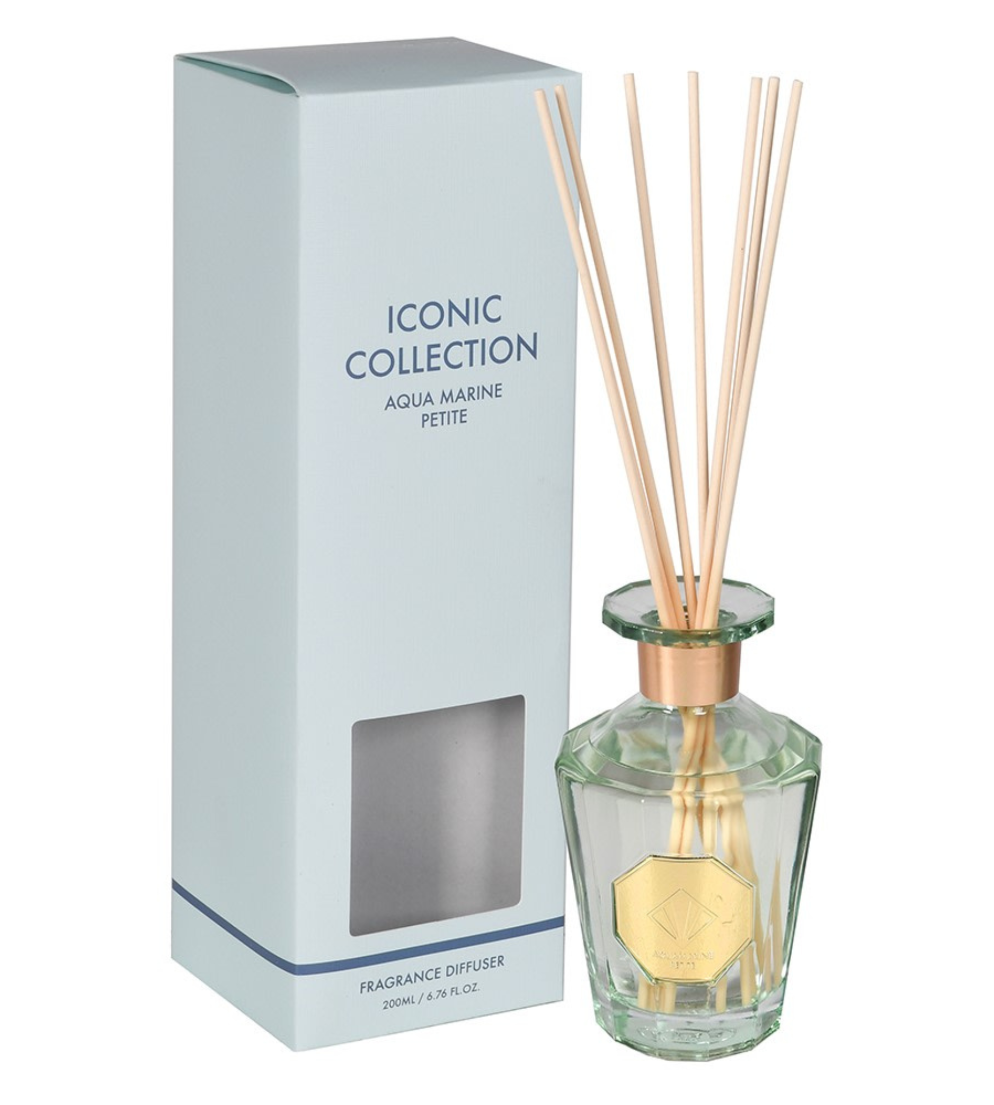Aquamarine Iconic Large Reed Diffuser 500ml - Art Deco Inspired | Chloe ...