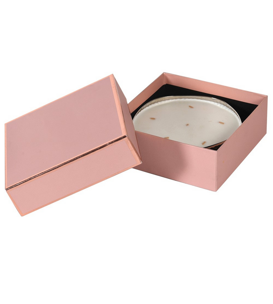 Small Silver Tuberose Candle in Gift Box