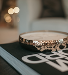 Small Rose Gold Orange Bergamot Candle in Gift Box