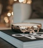 Small Rose Gold Orange Bergamot Candle in Gift Box