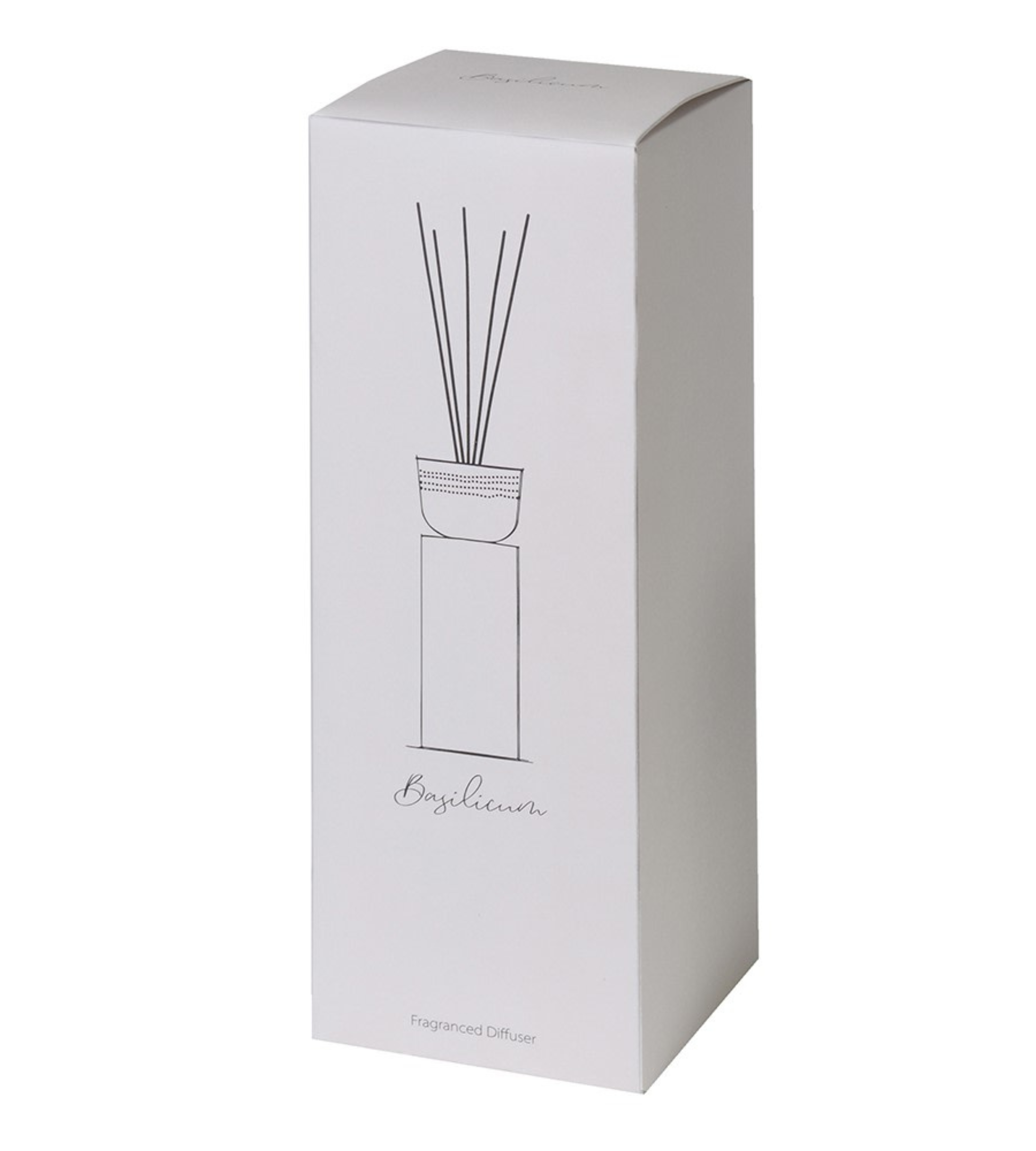 Basilicum Frosted White Reed Diffuser - Fresh & Elegant Scent | Chloe ...