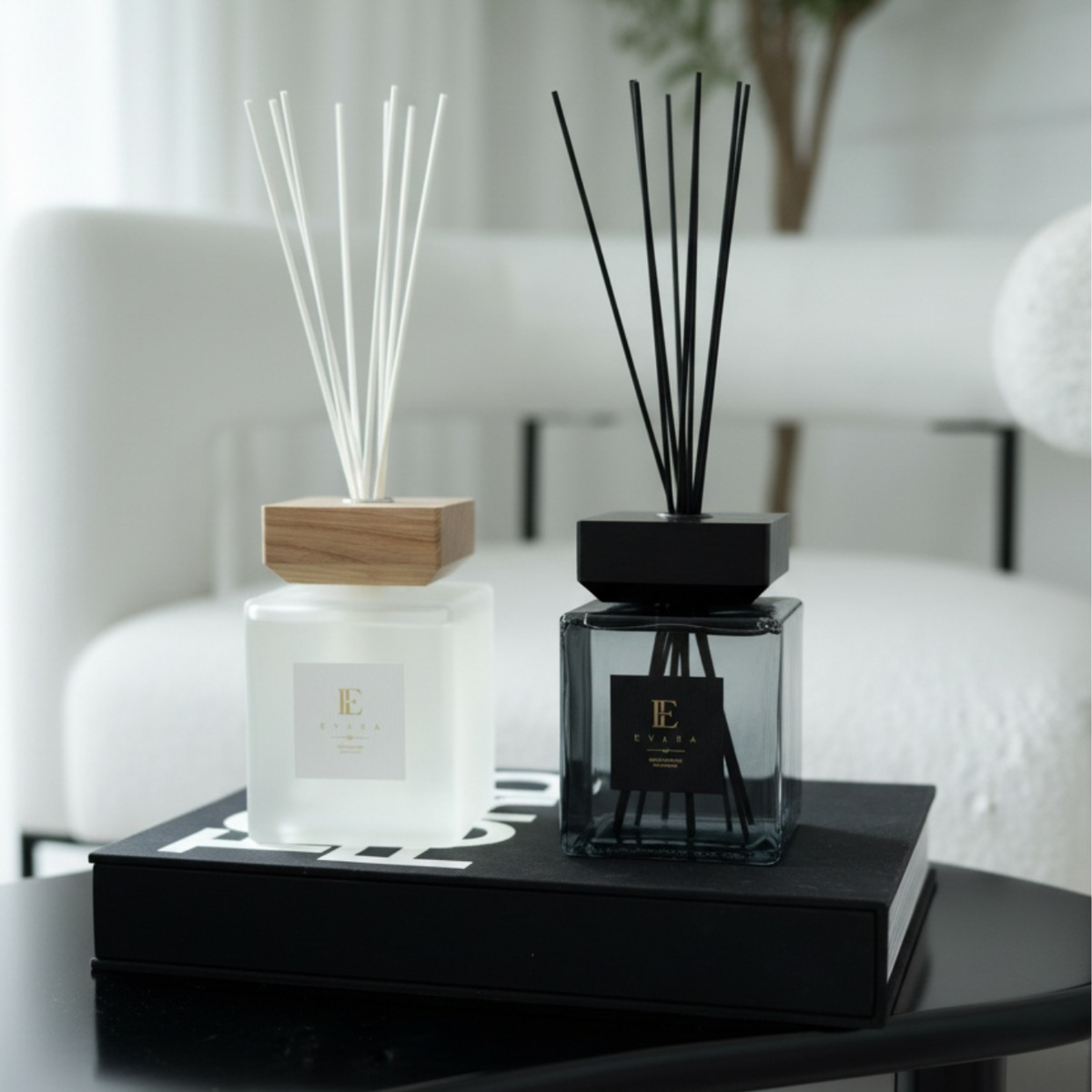 Evara Velvet Rouge & Rose Wood 1000ml Reed Diffuser Set – Chloe Jade Home