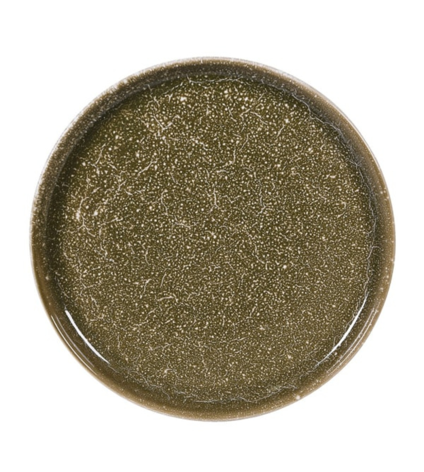 Set of 12 Pujol Green Ceramic Dinner Set