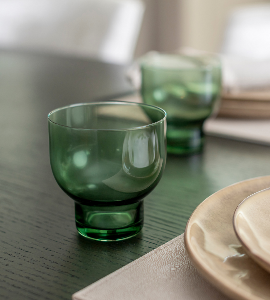 Set of 4 Olive Green Tumblers