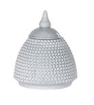 Grey Domed Bobble Jar
