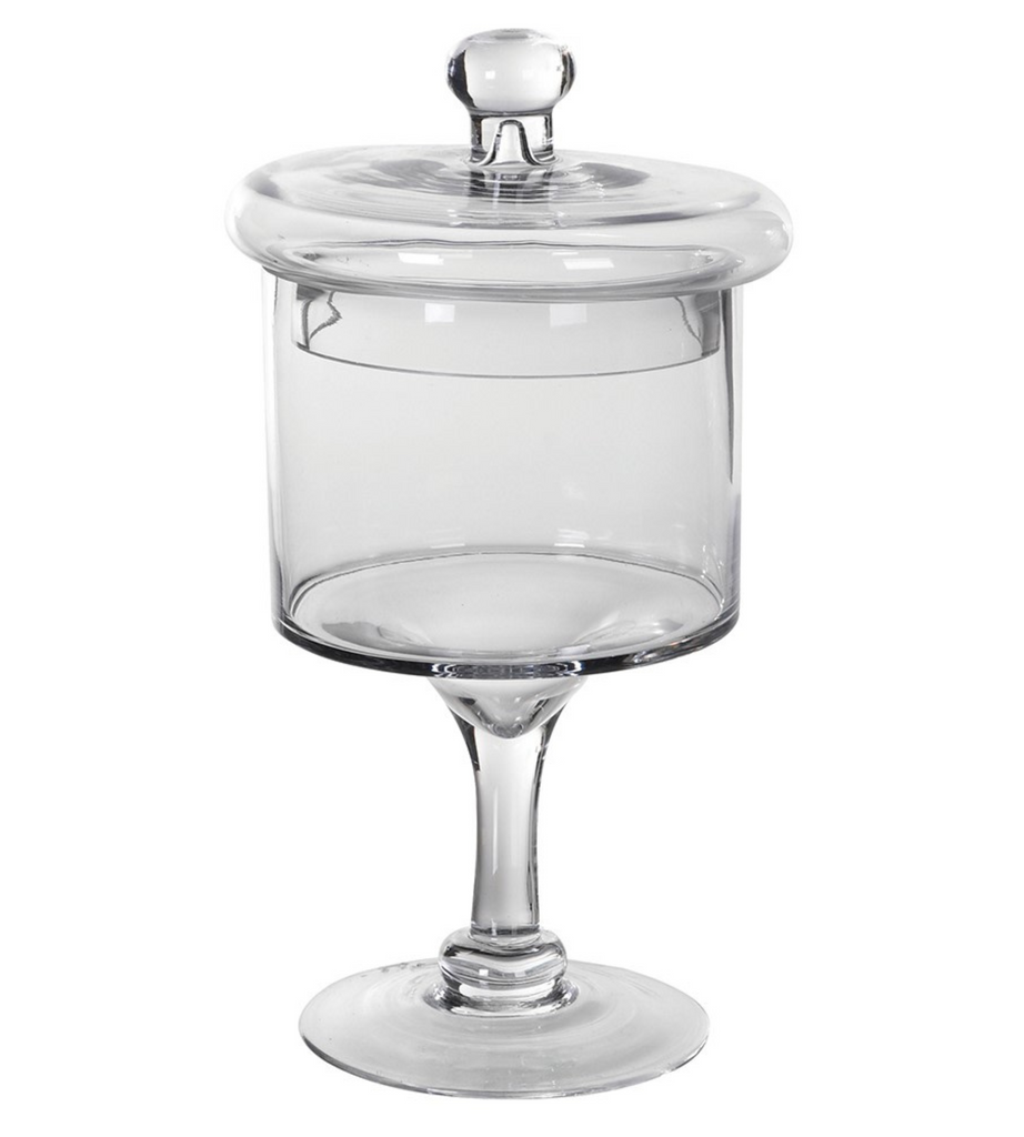 Short Glass Jar with Lid