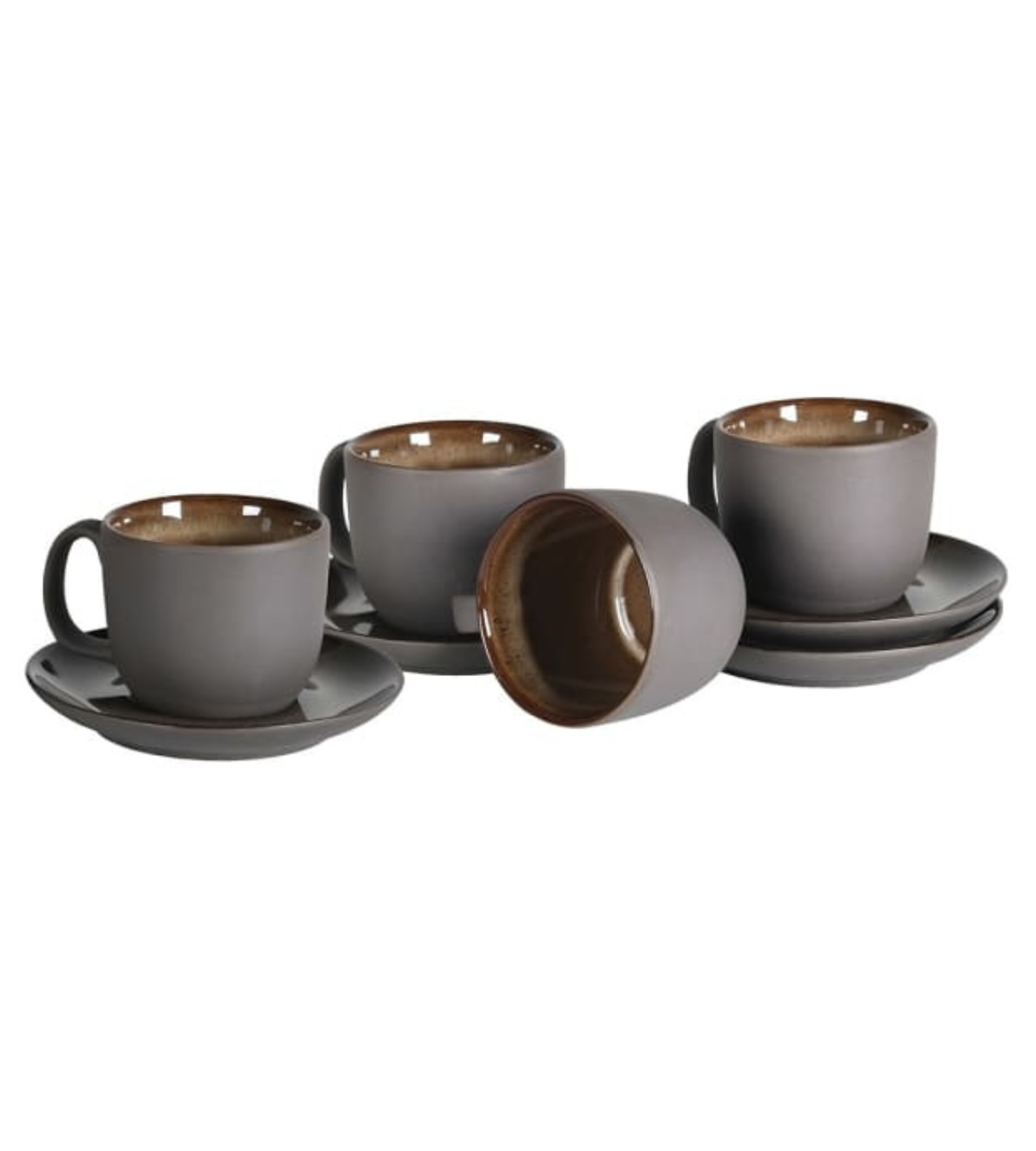 Set of 4 Grey Takiya Espresso Cups