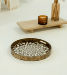 Antique Gold Mosaic Tray