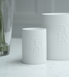 Dolni Large White Ceramic 600g Amber & Patchouli Candle