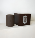 Dolni Large Brown Ceramic 600g Tobacco & Oud Candle