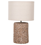 Natural Rope Effect Table Lamp with Shade