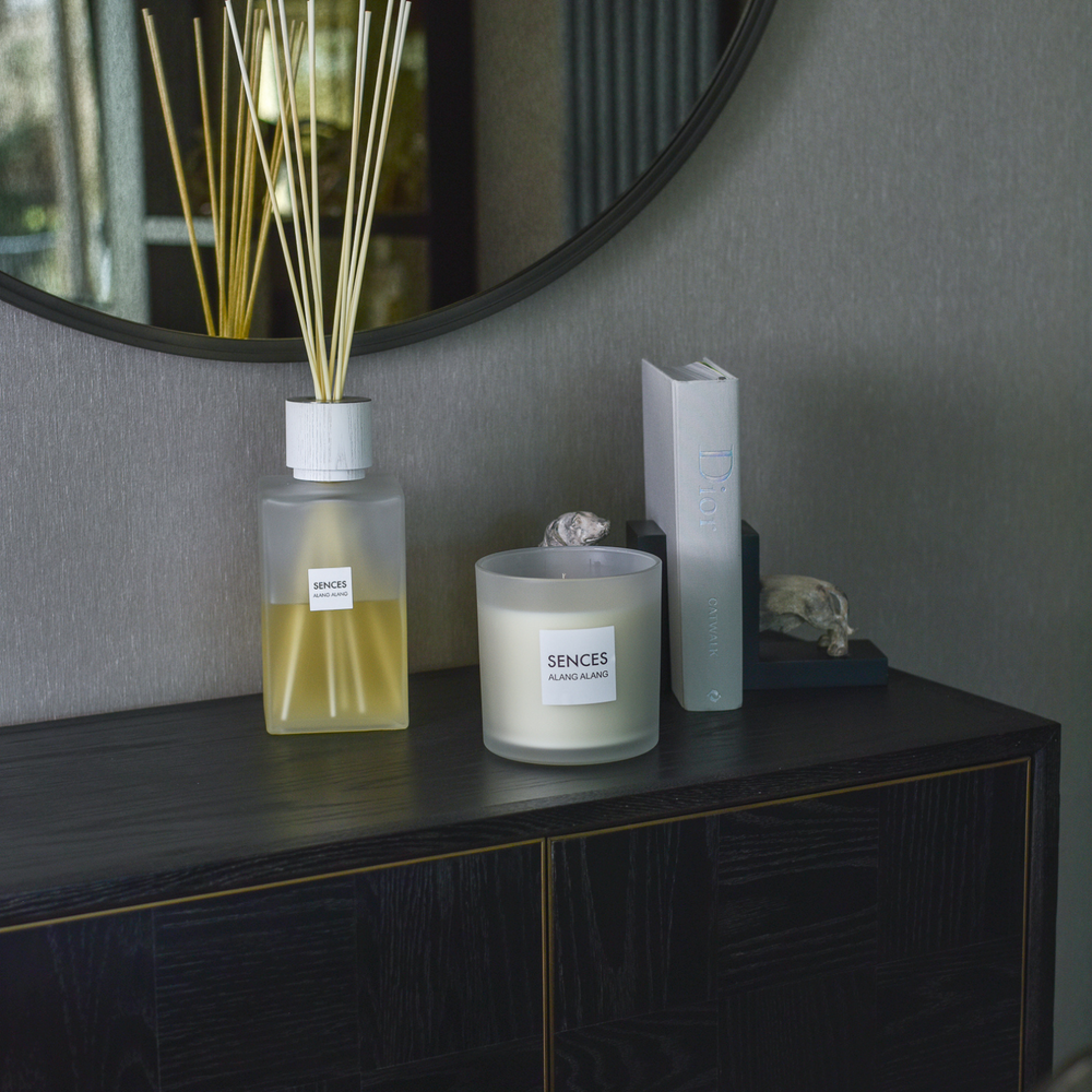 Large White Sences 3 Wick Candle