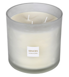 Large White Sences 3 Wick Candle