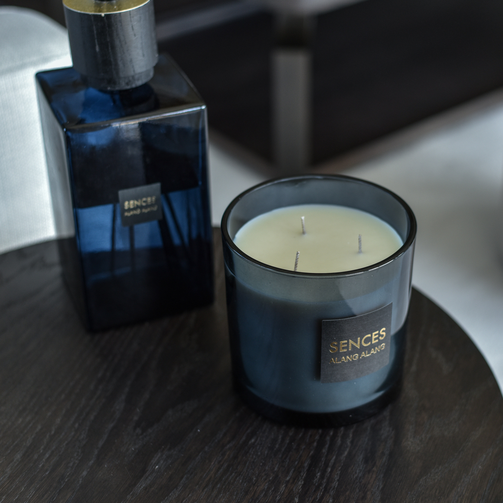 Large Onyx Sences 3 Wick Candle