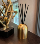 'White Sandalwood' Matte Gold Reed Diffuser