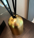 'White Sandalwood' Matte Gold Reed Diffuser