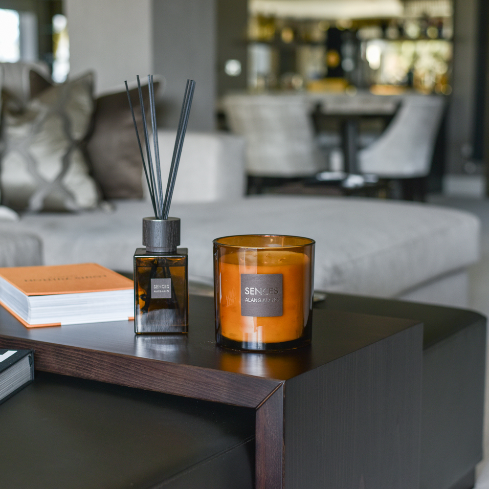 Large Moroccan Amber Sences 3 Wick Candle