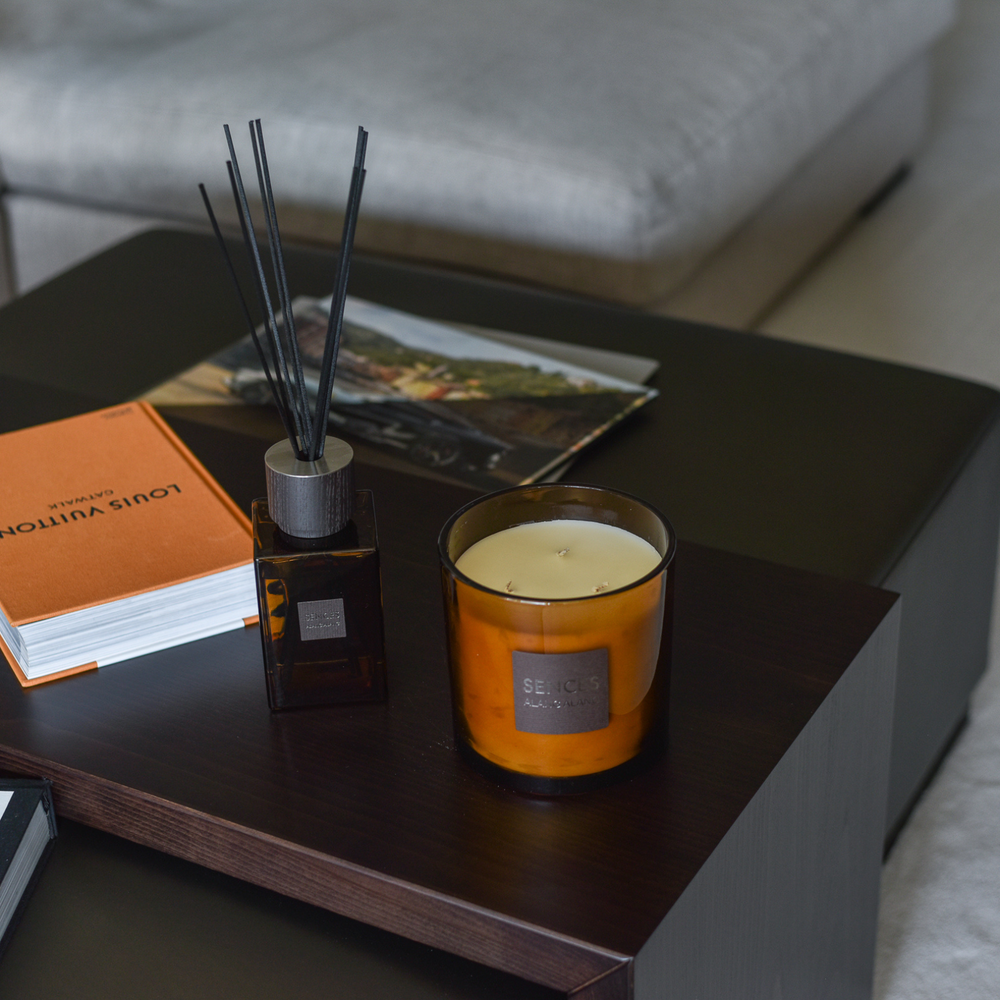 Large Moroccan Amber Sences 3 Wick Candle