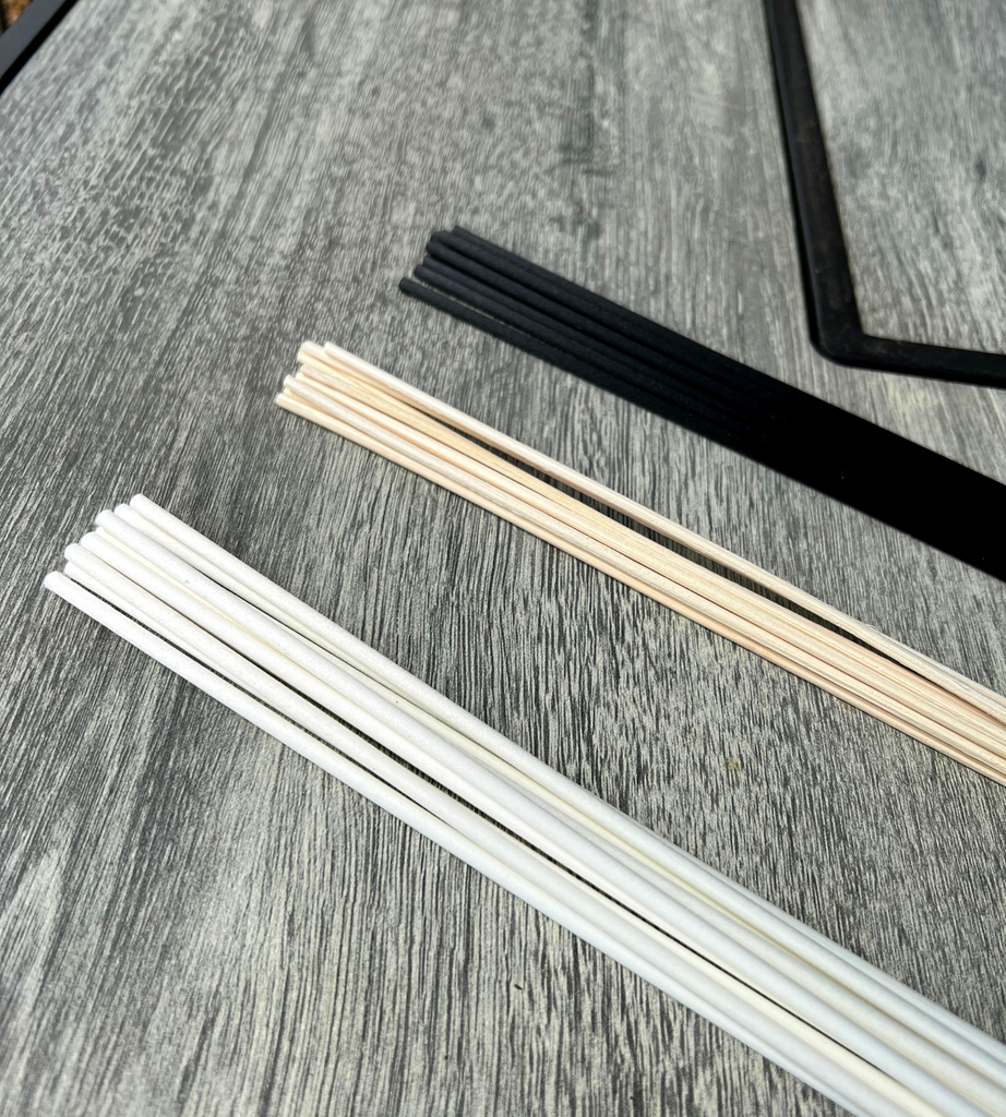 10 Pack of 60cm Black Reed Diffuser Sticks | For Sences Diffusers